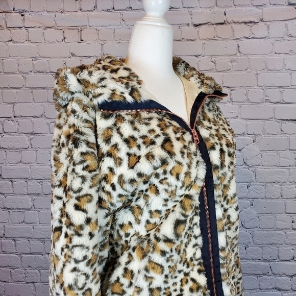 LUCKY Brand Faux Fur Hooded Jacket sz. XS NWT - Picture 5 of 13